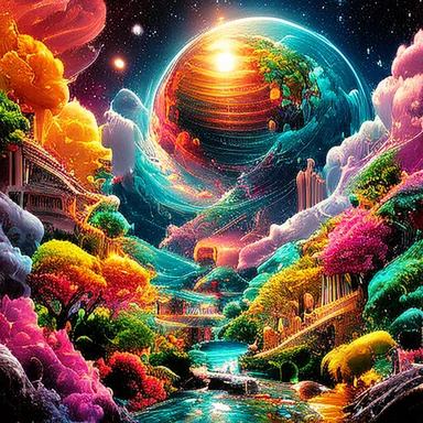 An otherworldly world by Fuco Ueda, WTF, 50 steps